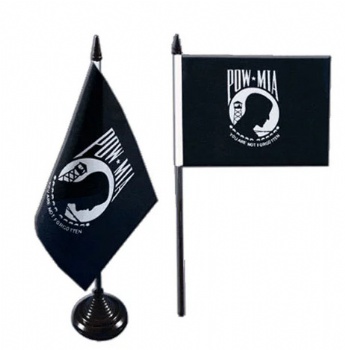 Hand and Table Flag
