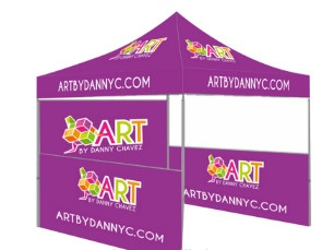 custom printed promotional & advertising pop up canopy tents